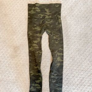 Spanx Green Camo Leggings